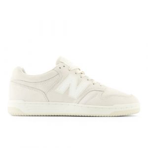 New Balance Unisexe 480 en Beige/Blanc