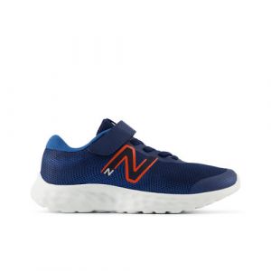 New Balance Enfant 520v8 Bungee Lace en Bleu/Rouge