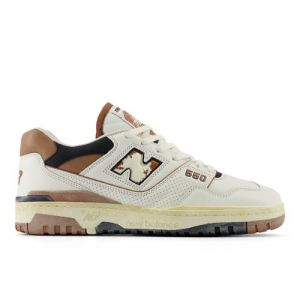 New Balance Homme 550 en Blanc/Marron/Noir