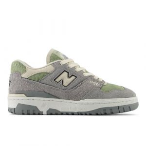 New Balance Femme 550 en Gris/Vert/Beige