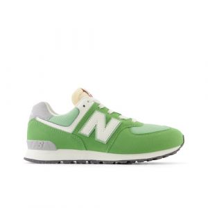 New Balance Enfant 574 en Vert/Blanc