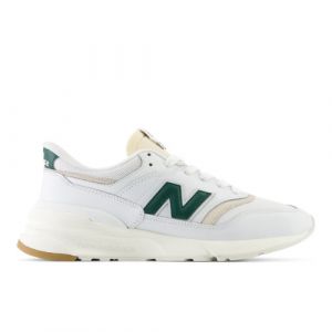 New Balance Unisexe 997R en Blanc/Vert