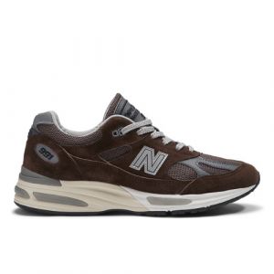 New Balance Unisexe Made in UK 991v2 en Marron/Gris