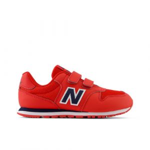 New Balance Enfant 500 Hook & Loop en Rouge/Bleu