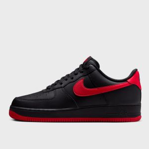 Air Force 1'07 black/university red/black, Nike, Nike Air Force 1, en noir, taille: 41