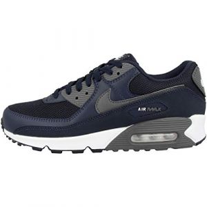 Nike Baskets Low Air Max 90 pour homme - Bleu - Obsidienne Iron Grey White Dh4095 400