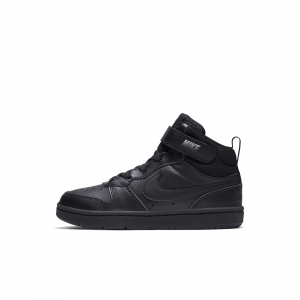 Chaussure Nike Court Borough Mid 2 pour Jeune enfant - Noir