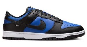 Chaussures sportswear nike dunk low bleu noir homme