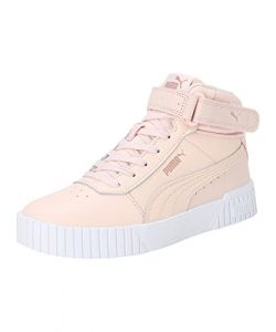 PUMA Carina 2.0 Mid (385851 03) Baskets pour femme Rose doré et blanc