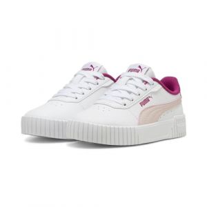 PUMA Baskets Carina 2.0 Enfant 35 White Mauve Mist Magenta Gleam Pink