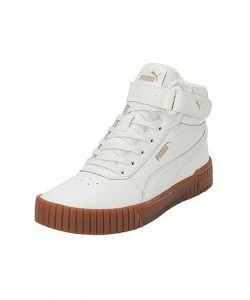 PUMA Sneakers d?Hiver mi-Hautes Carina 2.0 Femme 38 Vapor Gray Gold Gum Beige