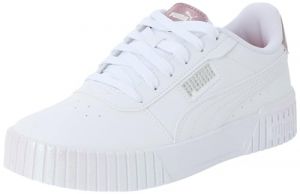 PUMA Sneakers Carina 2.0 Girl Power Femme 38 White Silver Mist Passionfruit Gray Pink