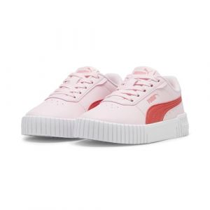 PUMA Baskets Carina 2.0 Enfant 33 Whisp of Pink Active Red White