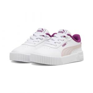 PUMA Baskets à Fermeture Facile Carina 2.0 Bébé 24 White Mauve Mist Magenta Gleam Pink