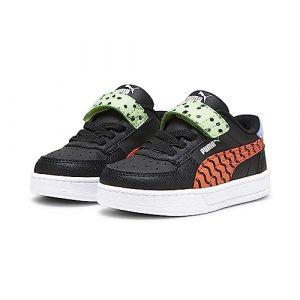 PUMA Baskets Caven 2.0 Mix Match Bébé 21 Black Hot Heat Spring Fern Blissful Blue White Orange Green