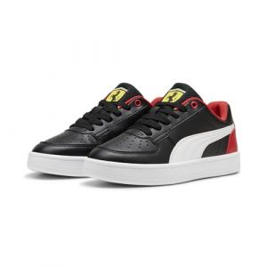 PUMA Baskets Caven 2.0 Scuderia Ferrari Enfant et Adolescent 38.5 Black White Rosso Corsa Red