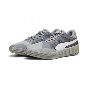 PUMA Chaussures de Basketball Clyde All-Pro Team 44 Concrete Gray White