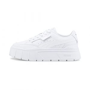 PUMA Femme Mayze Stack LTHR WNS Chaussure de Piste d'athlétisme