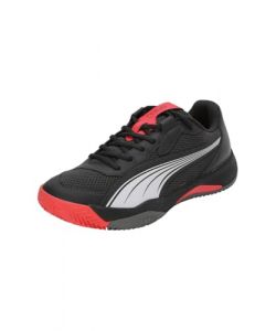 PUMA Chaussures de Padel Nova Court 41 Flat Dark Gray Black Medium Active Red