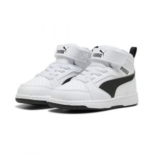 PUMA Basket mi-Haute Rebound V6 Bébé 27 White Black