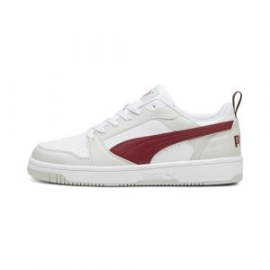 PUMA Sneakers Rebound V6 Low Glacial Gray Intense Red White