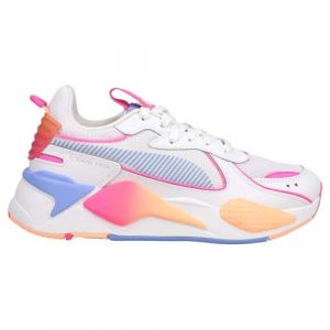 PUMA Rs-X Pop Baskets à lacets pour femme Orange Rose Violet Blanc