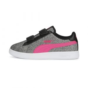 PUMA Girls' Fashion Shoes SMASH V2 GLITZ GLAM V PS Trainers & Sneakers