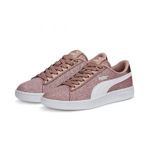 PUMA Smash V2 Glitz Glam Jr Chaussures de Tennis