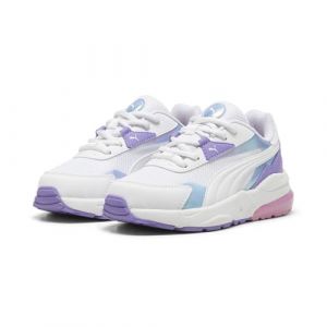 PUMA Baskets Vis2k Bouncy Sky Enfant 33 White Lavender Alert Purple