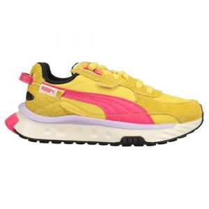 PUMA Wild Rider Baskets à lacets vintage pour femme Jaune