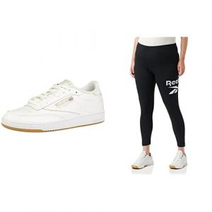 Reebok Club C 85WHITE/Light Grey/Gum + RI BL Cotton LeggingBlack