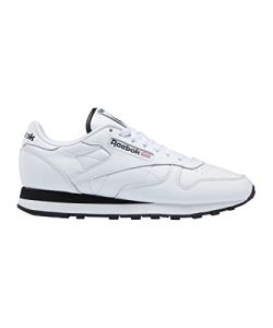 Reebok Lifestyle - Chaussures Homme - Sneakers Classic Leather Blanc Noir 41