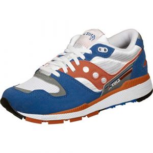 Saucony Homme Azura Grey/Orange/Blue Chaussure d'athlétisme