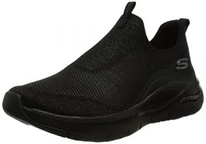 Skechers Arch Fit Keep It Up Basket Femme Noir 37 EU