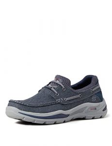 Skechers Arch Fit Motley Oven Basket Homme Bleu Marine 39.5 EU