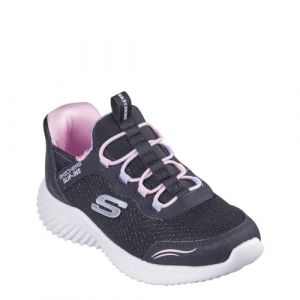 Skechers Fille Bounder Simple Cute Racine Accueil Chaussures-Enfant Baskets-Basses