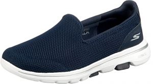 Skechers Go Walk 5 Baskets Femme Blue Textile Trim 37.5 EU