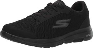 Skechers Homme Gowalk 5 Qualify ? Chaussures de Marche athlétiques en Maille à Lacets Basket