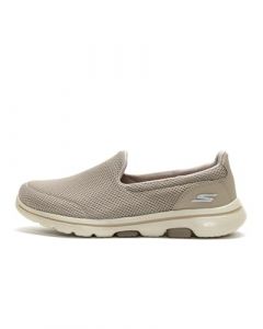 Skechers Go Walk 5 Baskets Femme Taupe Textile/trim 36.5 EU