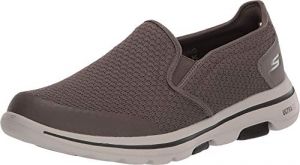 Skechers Homme Go Walk 5 Apprize Chaussures de Marche à Enfiler Double Gore