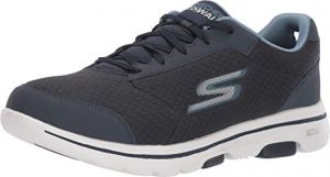 Skechers Homme Gowalk 5 Qualify ? Chaussures de Marche athlétiques en Maille à Lacets Basket