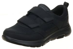 Skechers Gowalk 5 Wistful Chaussures de marche pour homme avec double velcro en maille athlétique