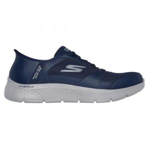 Skechers Go Walk Flex Anza Chaussures de sport mains libres pour homme Bleu marine