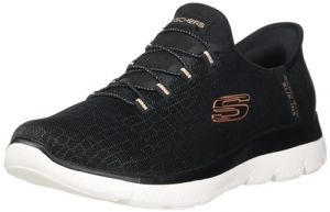 Skechers Chaussures à enfiler mains libres pour femme Summits Classy Night