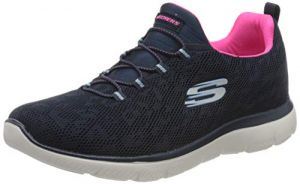 Skechers Femme Summits Leopard Spot Baskets