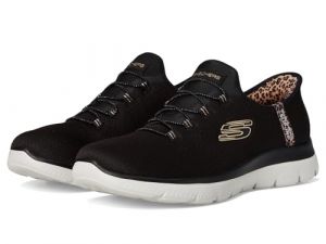 Skechers Summits Leopard Chic Baskets à enfiler mains libres pour femme