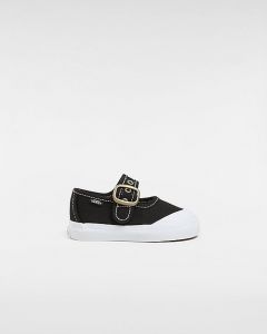 VANS Chaussures Mary Jane Bébé (1-4 Ans) (black/true Whit) Toddler Noir, Taille 26.5