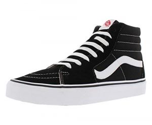 Vans U Sk8 Hi - Baskets Mode Mixte Adulte - Noir (Noir/Blanc)- 40 EU (Taille Fabricant : 7.5 US)