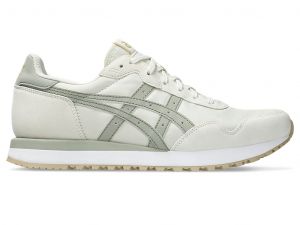 ASICS Tiger Runner Ii Cream / Olive Grey Unisex Taille 43.5