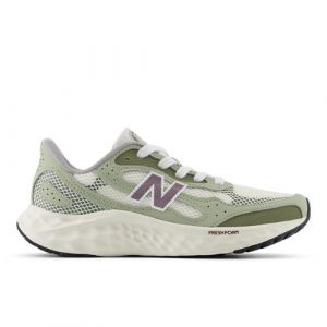 New Balance Femme Fresh Foam ARISHI v4 TIRALUX en Blanc/Vert/Mauve